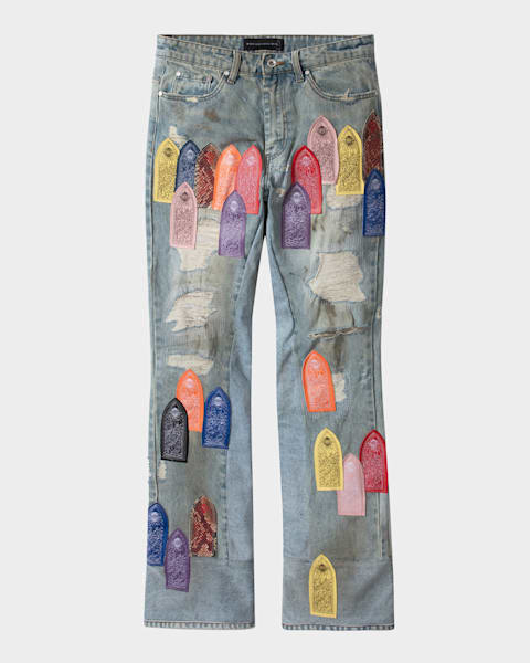 Men's Winter Mechanic Distressed Jeans