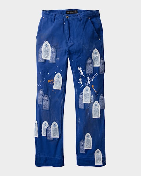 Men's Winter Mechanic Distressed Jeans