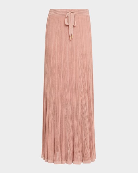Zimmermann Rhiannon Embroidered Belted Skirt | Neiman Marcus