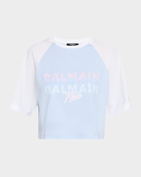 Tシャツ・カットソー BALMAIN 3 BUTTONS BALMAIN PRINTED T-SHIRT 3 T-SHIRT BALMAIN Tシャツ・カットソー PRINTED BUTTONS BALMAIN