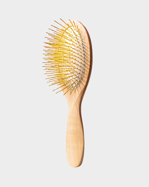 SNOW FOX Gua Sha Hair and Scalp Brush Love Heart Wooden