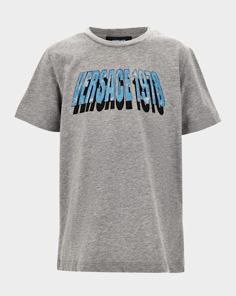 Boy's Vintage Inspired Logo-Print T-Shirt, Size 6-14