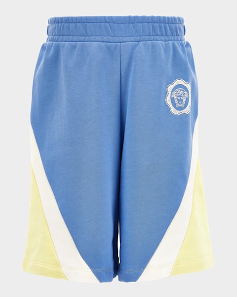 Boy's Medusa Stamp Fleece Shorts, Size 2-5