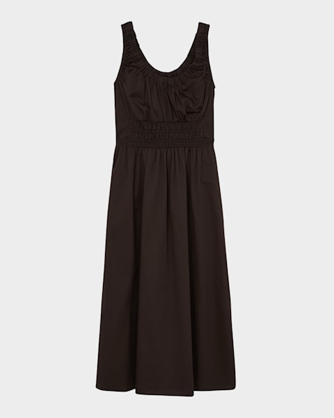 Pintuck Collar Dress 3/4 Sleeve main image 1