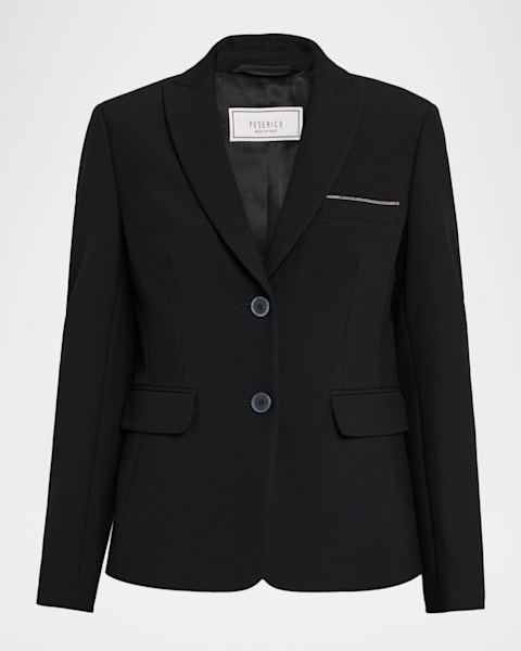 素敵でユニークな Slim Wool Traceable Theory Blazer Marcus Neiman | Jacket ジャケット・アウター