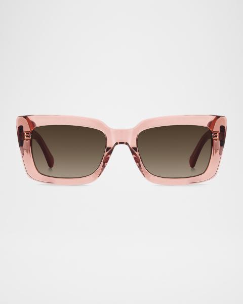 kate spade new york vivi floral round acetate sunglasses  display picture 3
