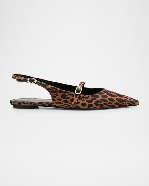 Stuart Weitzman Emilia Tortoise Patent Leather Mary Jane