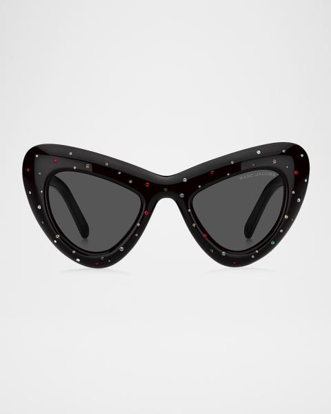 Marc Jacobs Studded Acetate Sunglasses | Neiman Marcus display picture 3