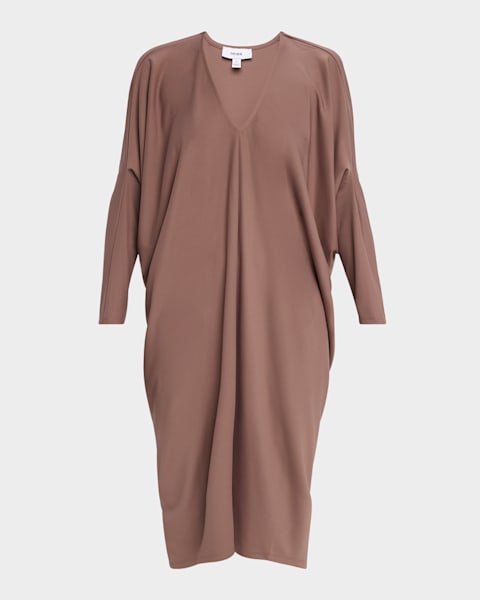 Reiss Lici Belted Knitted Skater Mini Dress | Neiman Marcus