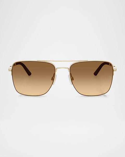 Oliver Peoples Men's OV1343S Aviator Sunglasses | Neiman Marcus