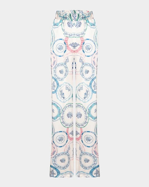 Rattan Tile Rita Satin Pants