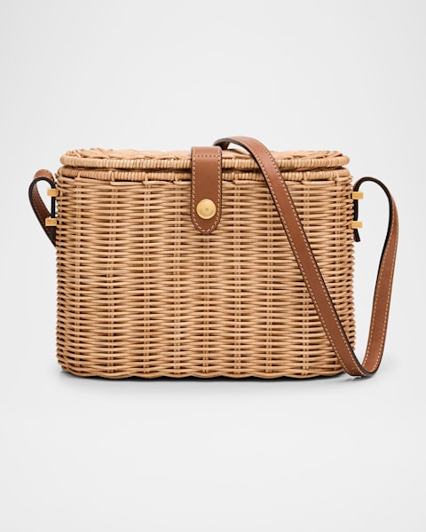 【日本入手困難】プラダ Wicker mini bucket bag ハンドバッグ 日本入手困難】プラダ Wicker mini bucket bag ハンドバッグ