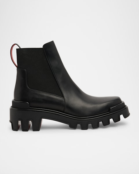 Givenchy Men's Terra Leather Chelsea Boots | Neiman Marcus