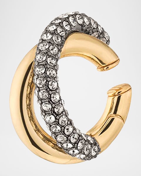 Metal Basketball Clip-On Earring, Single