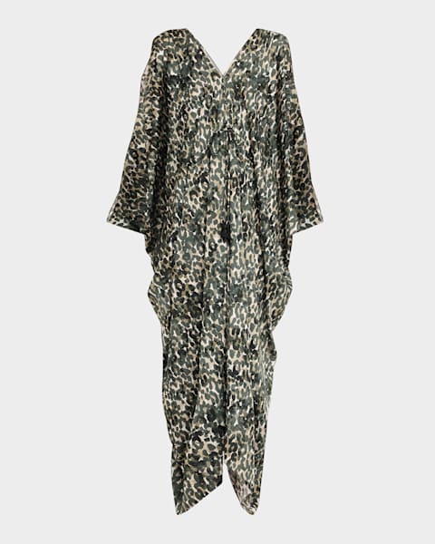 【Seafolly】シーフォリー Secret Garden Maxi Wrap 花柄マキシ Seafolly Secret Garden Shirred Maxi Dress | Neiman Marcus