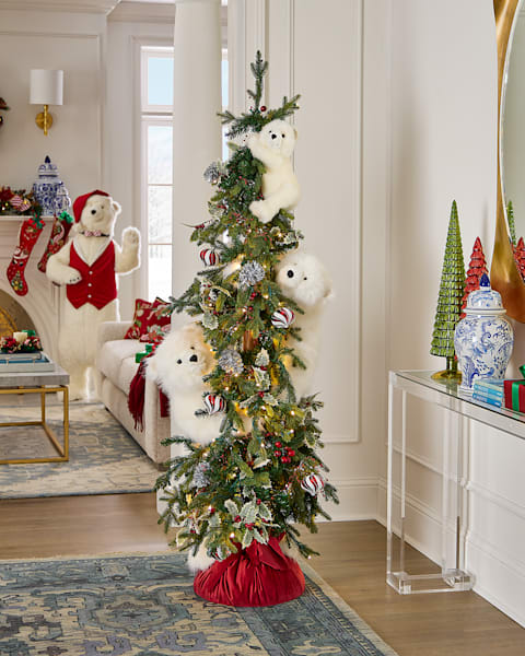 Peppermint Cheer White Play Tree, 48"