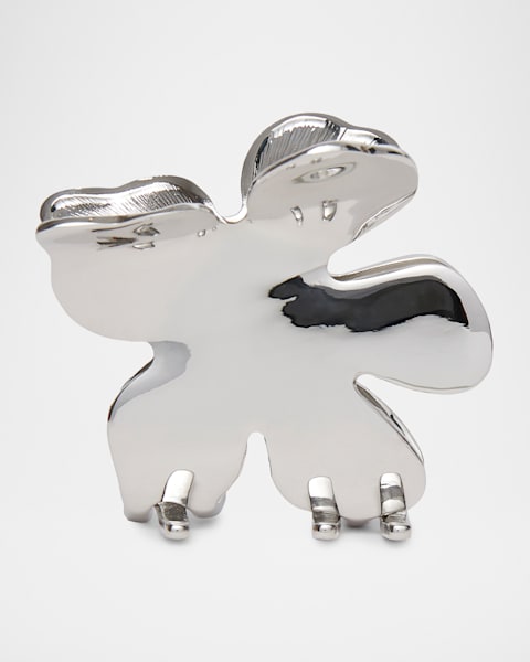 【 BALENCIAGA 】 Angie ヘアクリップ Angie Hair Clip in Black Balenciaga Angie Hair Clip | Saks Fifth Avenue