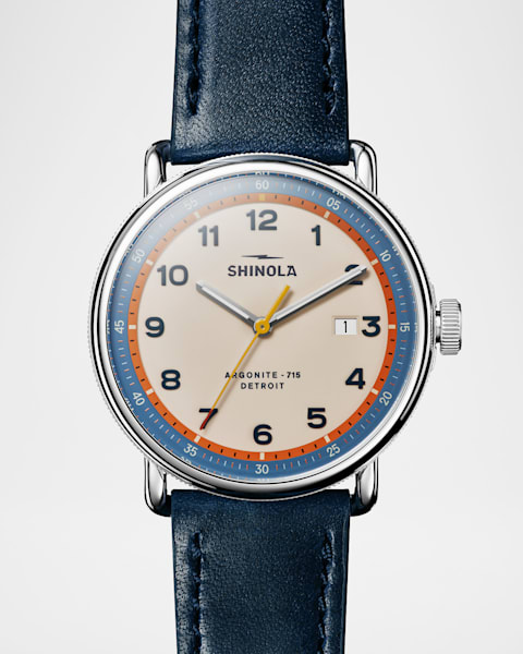 Men's Canfield Model C56 Chronograph Bracelet Watch, 43mm
