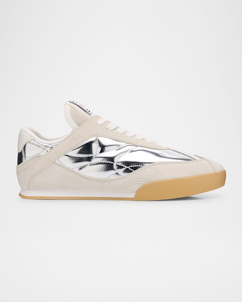 Dolce&Gabbana Leather Logo Low-Top Sneakers | Neiman Marcus