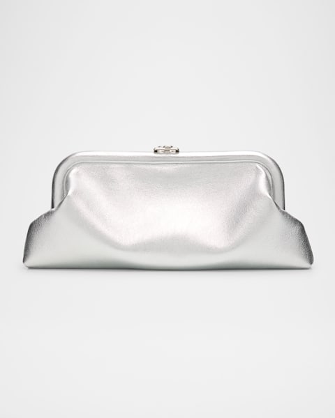 Maniuela Leather Clutch Bag