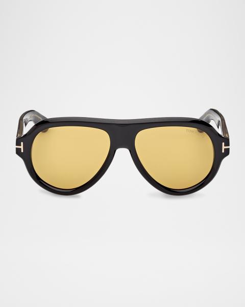 Dolce & Gabbana White Acetate Mirror Lenses DG4356 Sunglasses