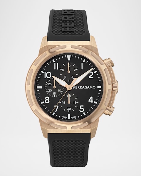 Men's Duo Chrono Two-Tone Bracelet Watch, 42mm