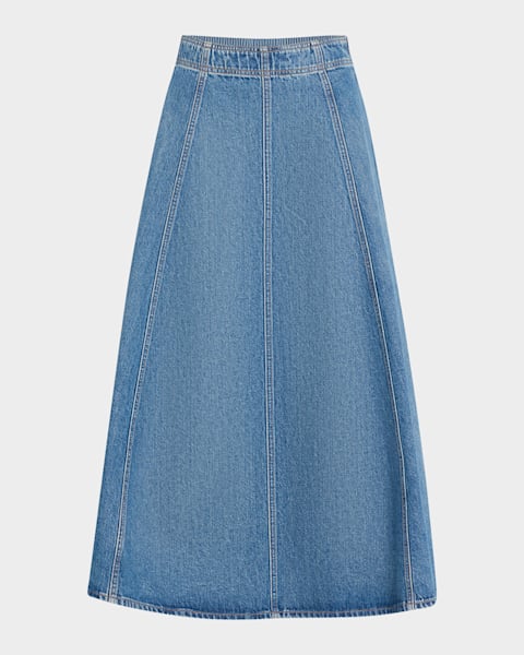 Ulla Johnson The Clara Denim Mini Skirt | Neiman Marcus