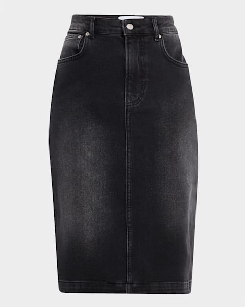 ミニスカート MOSCHINO Women Mini Skirts A0111 5519 0555 Black Moschino Jeans Denim Shadow Mini Skirt | Neiman Marcus