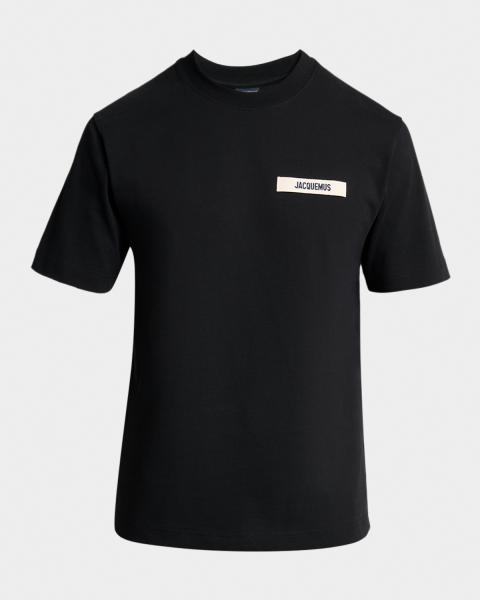 Jacquemus The J-Embroidered Long-Sleeve T-Shirt | Neiman Marcus