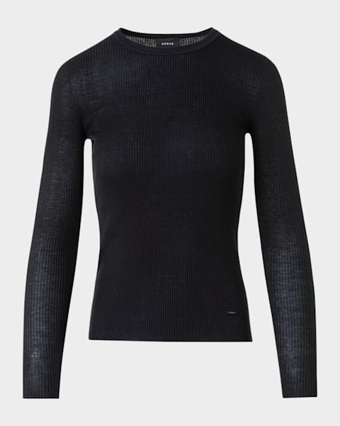新品 MARC JACOBS crew neck sweater ラメ入りニット Marc Jacobs Gem Logo Knit Crewneck Sweater | Neiman Marcus