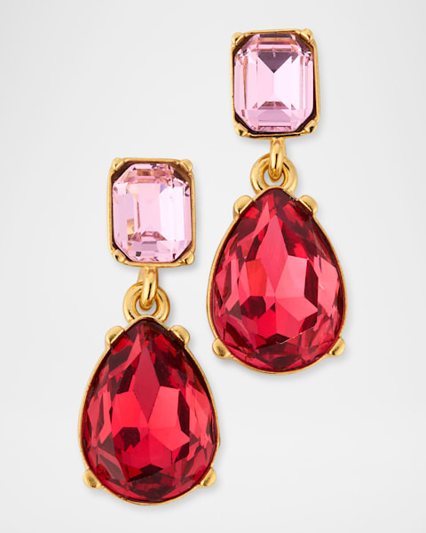 Lizzie Fortunato Organic Hoop Earrings in Flamingo | Neiman