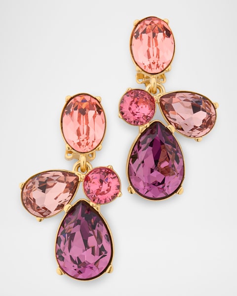 Pink Mother-of-Pearl Morganite Earrings