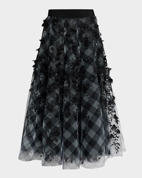 スカート GIVENCHY FW24 TULLE MIDI SKIRT (BW40PZ20GJ 001) Givenchy Pleated Wool Midi Skirt | Neiman Marcus