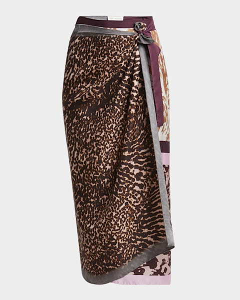 THE ROW Zaira Layered Maxi Skirt | Neiman Marcus