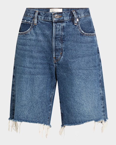 パンツ CHAIN GRAPHIC EMBELLISHED SHORTS Chain Embellished Stretch Denim Shorts | Michael Kors [US]