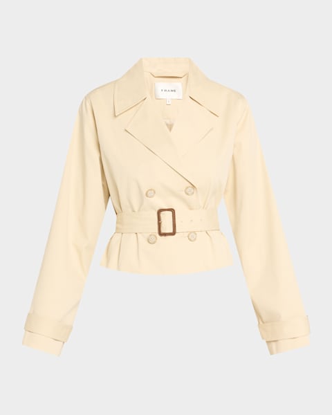 世界の Golden Goose Coat Trench Short Crystal-Embellished Journey トップス
