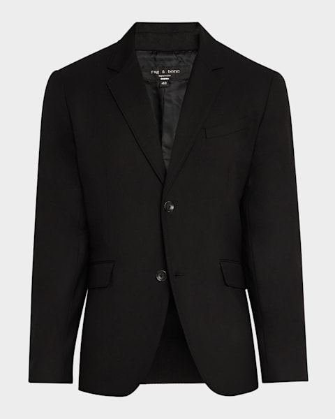 Versace Men's Leopard Jacquard Single-Breasted Blazer | Neiman Marcus