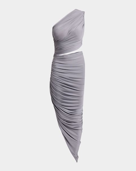 Sleeveless High-Neck Sculpted Midi Dress