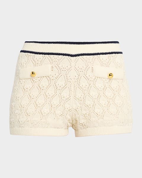 Chloe Velvet Micro Shorts | Neiman Marcus