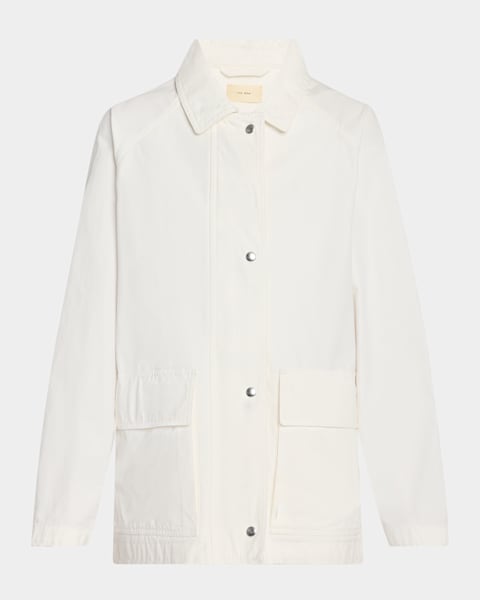 THE ROW Elke Brushed Cashmere Single-Breasted Jacket