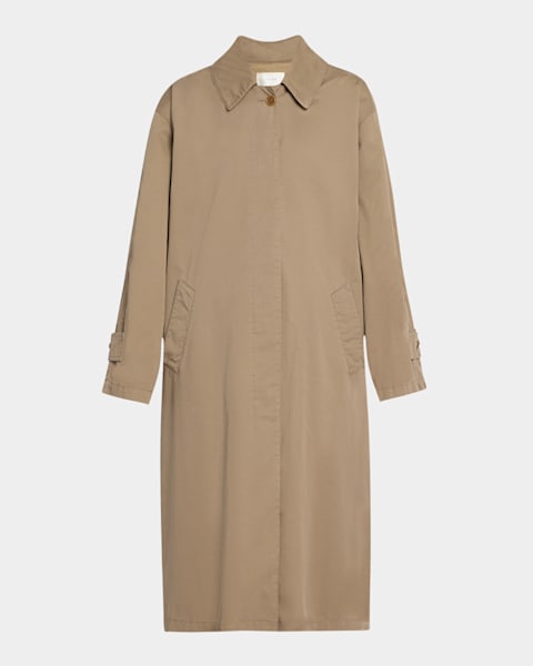 トレンチコート DOUBLE-BREASTED TRENCH COAT IN TECHNICAL ORGANZA Technical organza trench coat in White for Women