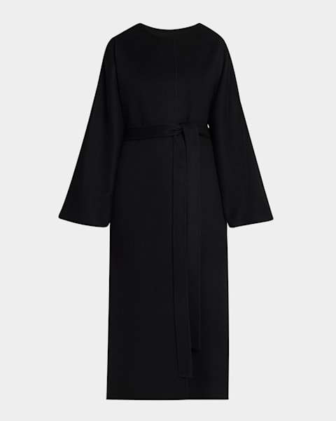 Adia Cashmere Cape Overcoat