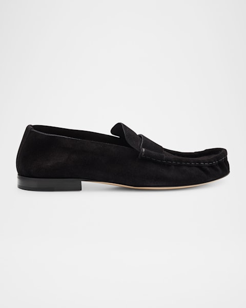 ローファー・オックスフォード The Row Sophie suede loafers Sophie suede loafers in blue - The Row | Mytheresa