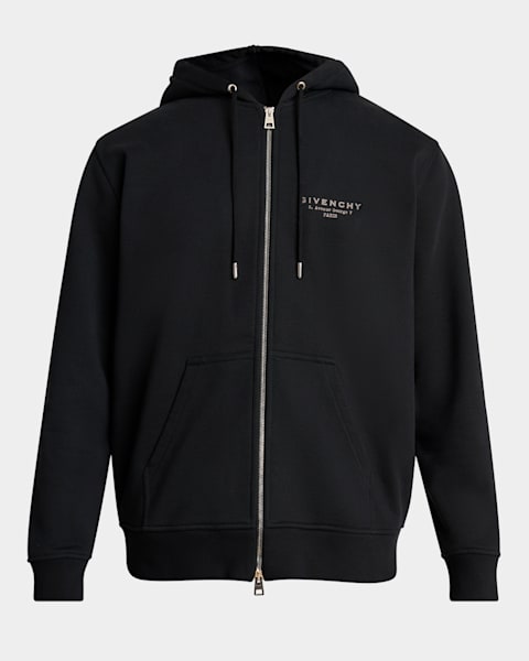【送料&関税込】Moschino Logo Zip Hoodie Moschino Men's Logo-Tape Raglan Zip Hoodie | Neiman Marcus