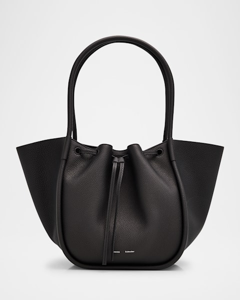 Proenza Schouler Large Ruched Calf Leather Tote Bag | Neiman