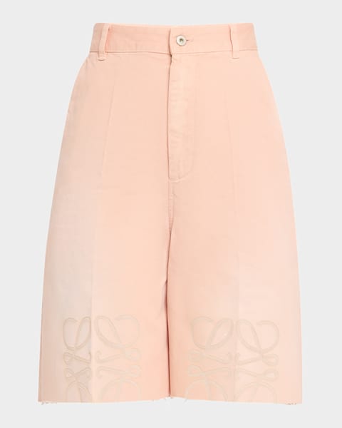 Gemstone Chain-Print Biker Shorts