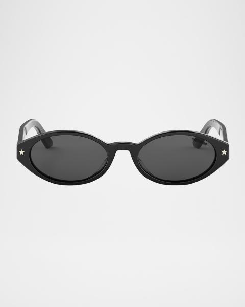 DIOR DiorCannage R1U 53MM Oval Sunglasses | Neiman Marcus display picture 3