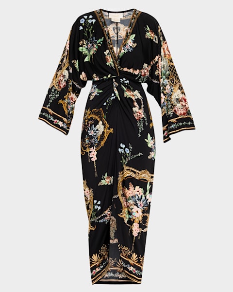 Sleeveless Techno Georgette Maxi Dress