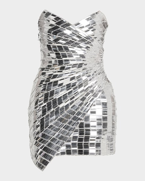 knee length dresses for ladies Ellen Sequin Dress  Retrofete