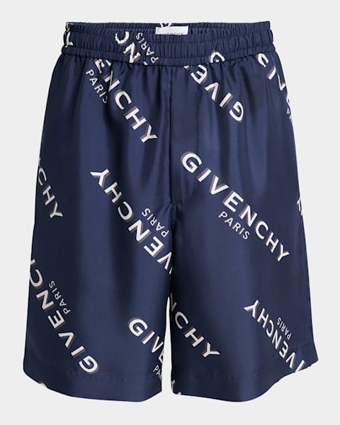 Givenchy Men's Mesh Knit Shorts | Neiman Marcus